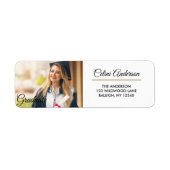 Eleganter Bilderrahmen mit Goldfolie Abschluss-Rüc (Vorne)