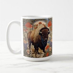 Eleganter Bison William Morris Inspiriert Kaffeetasse