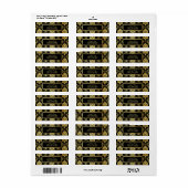 Eleganter Black and Gold Damask (Vorne)