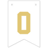 Eleganter Black and Gold Herzlichen Glückwunsch Ab Wimpelkette (Zweite Fahne)