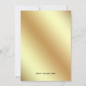 Eleganter Black and Gold Nautical Compass Geburtst Einladung (Rückseite)