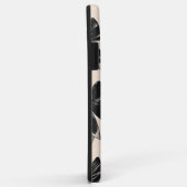 Eleganter Black Bow Muster iPhone Case (Hinten/Rechts)
