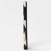Eleganter Black Bow Muster iPhone Case (Hinten/Links)