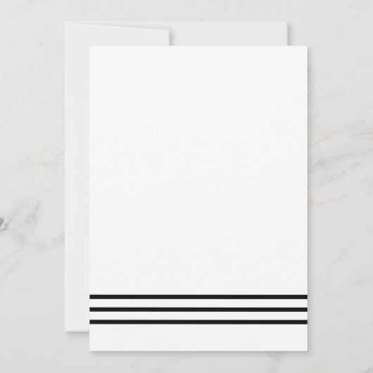 Eleganter Black Champagne Geburtstag Einladung (Rückseite)