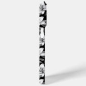 Eleganter Black Floral Muster Telefon Fall Case-Mate iPhone Hülle (Rückseite / Rechts)