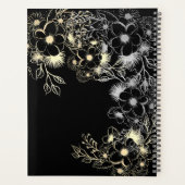 Eleganter Black Foto Wedding Planner Planer (Rückseite)