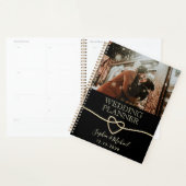 Eleganter Black Foto Wedding Planner Planer (Anzeige)