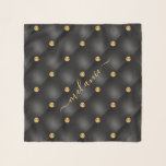 Eleganter Black Gold Diamond Tufted Scarf Ihr Name Schal<br><div class="desc">Eleganter Black Gold Diamond Tufted Luxury Ihr Name Golden Gemstone Personalisierte Geschenk - Fügen Sie Ihren Namen oder Text - Make Your Special Gift - Neu vergrössern und verschieben oder entfernen und fügen Sie Text / Elemente mit Anpassungs-Tool. Wählen Sie Ihren bevorzugten Schriftart / Größe / Farbe! Design von MIGNED...</div>