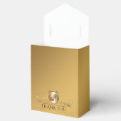 Eleganter Black Gold Glitzer High Heel Shoes Geschenkschachtel (Geöffnet)