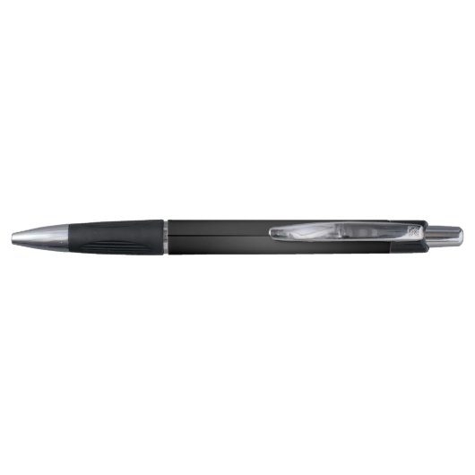 Eleganter Black Individuelle Name Ballpoint Pen Kugelschreiber (Rückseite)