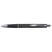 Eleganter Black Individuelle Name Ballpoint Pen Kugelschreiber (Rückseite)