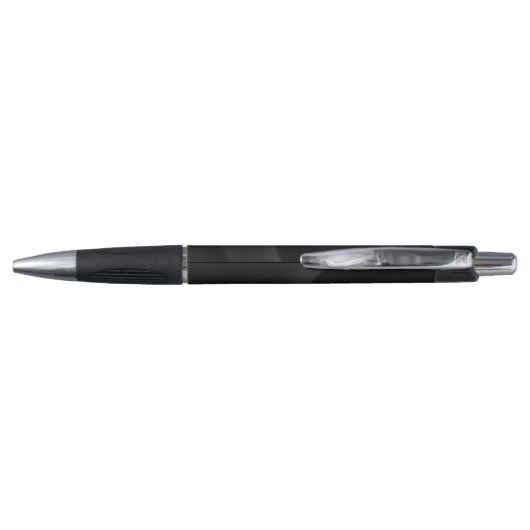 Eleganter Black Individuelle Name Ballpoint Pen Kugelschreiber (Rückseite)