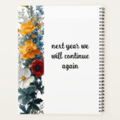 Eleganter Black Spiral Garden Plan Planer (Rückseite)