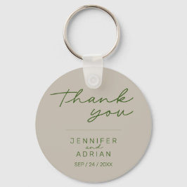 Eleganter Blasssilber Minimaler Hochzeitsstipp Sch Schlüsselanhänger