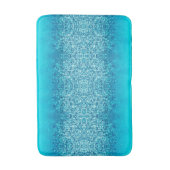Eleganter Blauer Frost Sparkle Bath Mat Badematte (Vorderseite Vertikal)