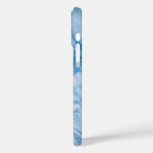 Eleganter blauer Marmor Case-Mate iPhone Hülle (Rückseite / Links)