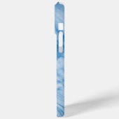 Eleganter blauer Marmor Case-Mate iPhone Hülle (Rückseite / Links)