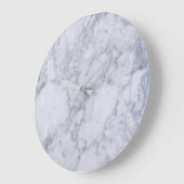 eleganter blauer Marmor Große Wanduhr (Winkel)