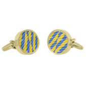 Eleganter blauer und gelber Frieden in der Ukraine Krawatte