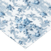 Eleganter blauer und weißer französischer Rokoko F Tischdecke (Schrägansicht)