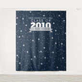 Eleganter, blauer Wiedersehen-Fotoshop-Hintergrund Wandteppich (Vorderseite)