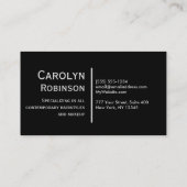 Eleganter blaues Grün-Glitzer Visitenkarte (Rückseite)