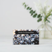 Eleganter Bling-Schmuck Theme Visitenkarte (Stehend Vorderseite)