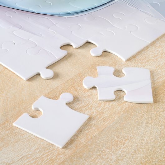 Eleganter Blue and Pink Pastel Handbag Puzzle (Seite)