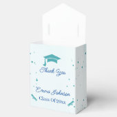 Eleganter Blue Blume Individueller Abschluss Geschenkschachtel (Geöffnet)