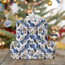Eleganter Blue Christmas Holiday