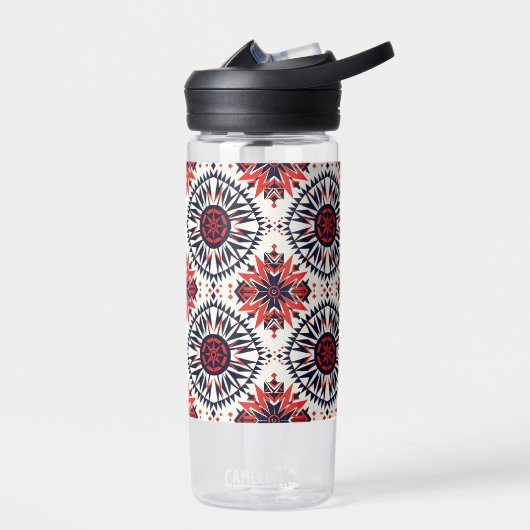Eleganter Blue "Cosmic Interlock" Hydratationskolb Trinkflasche (Links)