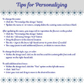 Eleganter Blue Floral Design-Rucksack Bedruckter Rucksack