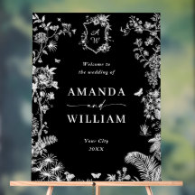 Eleganter Blue French Garden Floral Wedding Willko