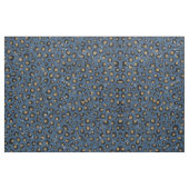 Eleganter Blue Glitzer Black Gold Leopard Print Stoff (Fat Quarter (45,7 x 55,9 cm))
