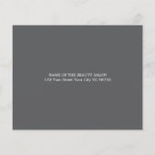 Eleganter Blue Gray Foto Massage Therapist Flyer (Hinten)