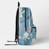 Eleganter Blue Magnolia-Rucksack Bedruckter Rucksack (Links)