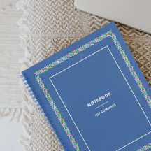 Eleganter Blue Notebook-Planer