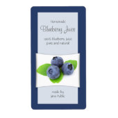 Eleganter Blueberry Juice oder Jam (Vorne)
