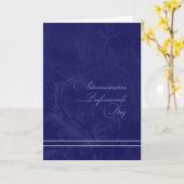 Eleganter Blüh des Tages der professionellen Beamt Karte (Gelbe Blume)