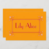 Eleganter Blüh Frame Ankündigung (Vorne/Hinten)