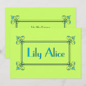 Eleganter Blüh Frame Ankündigung (Vorne/Hinten)