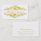 Eleganter blüh visitenkarte (Vorne/Hinten)