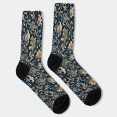 Eleganter blühender botanischer Schwung Socken (Rechts)