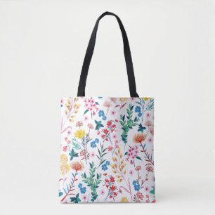 Eleganter blühender Garten in kleiner Hand gezeich Tasche