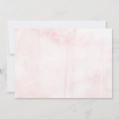 Eleganter Blumen Gold Glitzer FÜNF 5. Geburtstag Einladung (Rückseite)