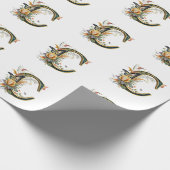 Eleganter Blumenbrief C Geschenkpapier (Ecke)