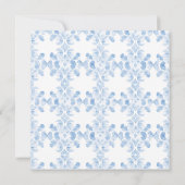 Eleganter Blumenbrunch Abschluss Einladung (Rückseite)