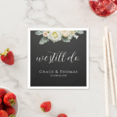 Eleganter Blumencocktail immer noch bei uns Serviette (Beispiel)