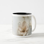 Eleganter Blumencoffee Cup Zweifarbige Tasse (VorderseiteRechts)