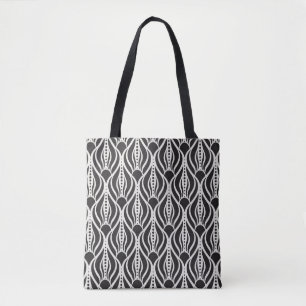 Eleganter Blumendampfer, nahtloser Jugendstil-Patt Tasche
